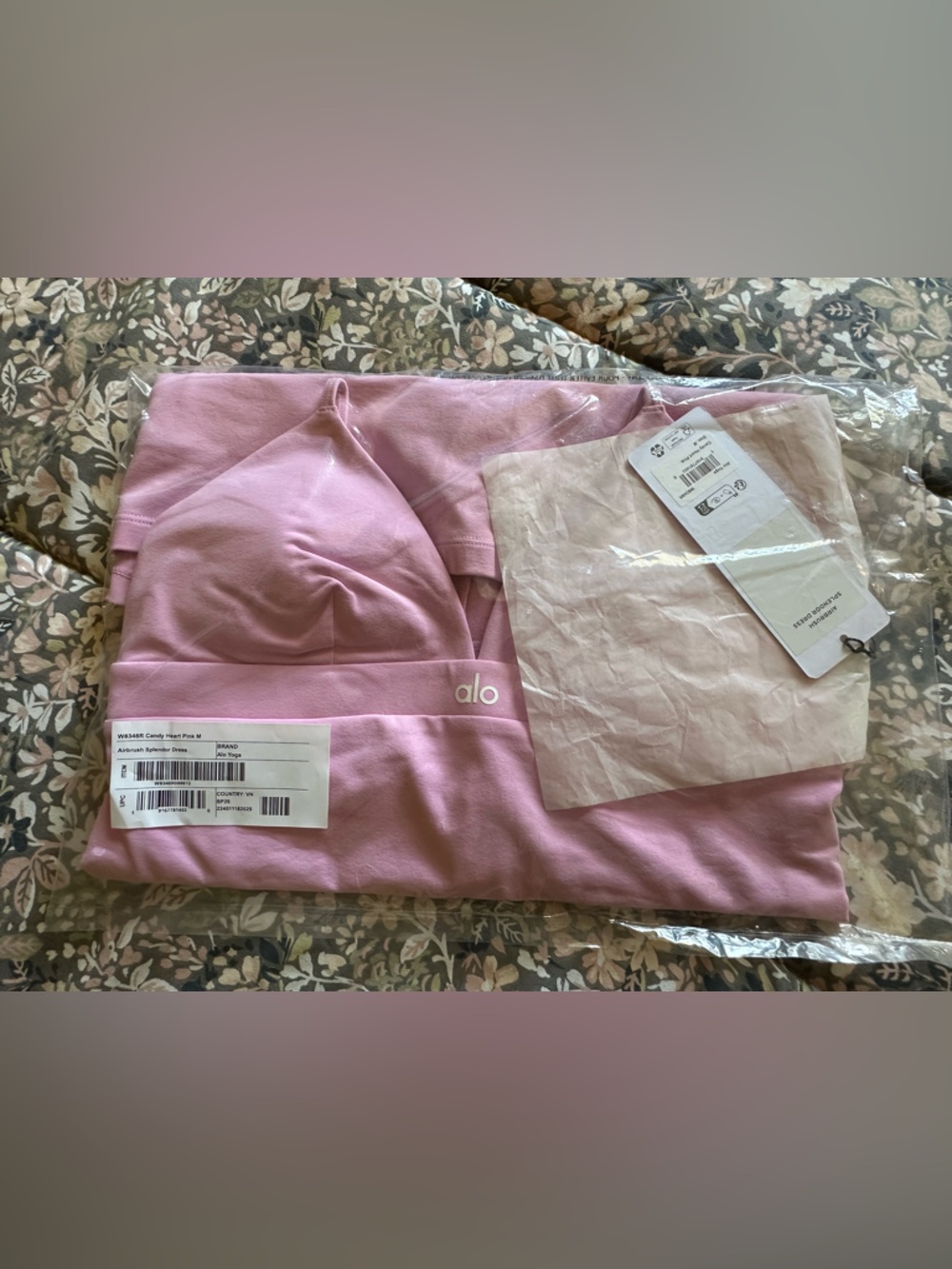 π©ΆALO AIRBRUSH SPLENDOR DRESS CANDY HEART PINK - LIMITED EDITION 2026 - NWT - Picture 3 of 6